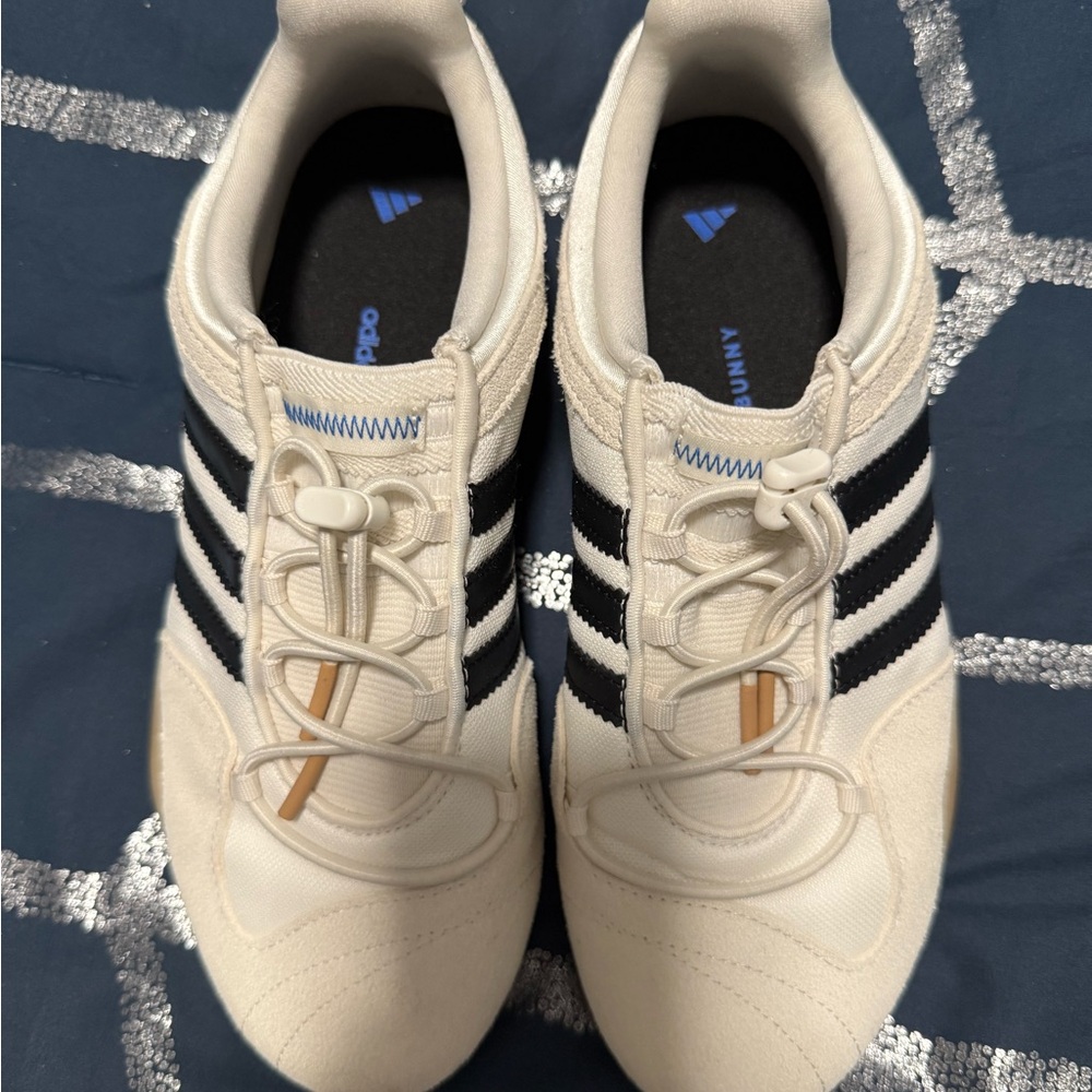 adidas Bad Bunny Women's Cream and Black Sneakers